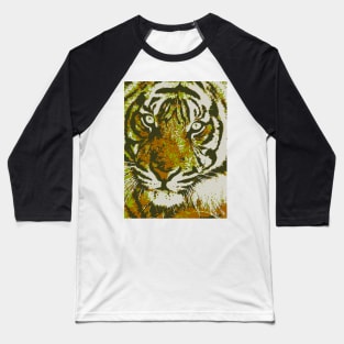 stylized tiger head Baseball T-Shirt